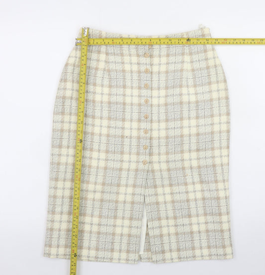 Womens UK Size 12 Marks and Spencer Straight & Pencil Tweed Skirt