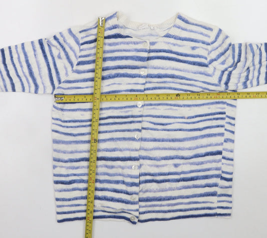 Womens UK Size M Gap Blue Cardigan Jumper