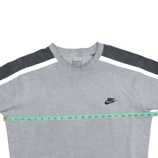 Mens UK Size L Nike Grey Pullover Sweatshirt