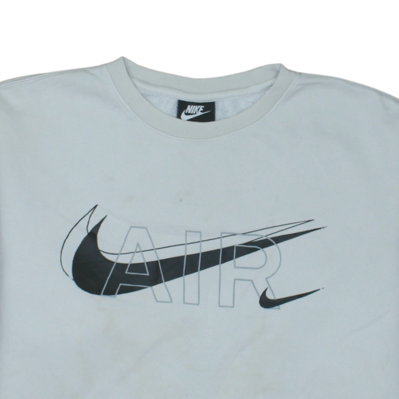 Mens UK Size M Nike White Pullover Sweatshirt
