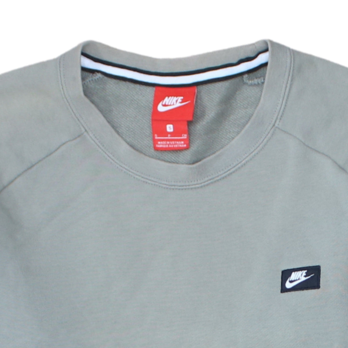 Mens UK Size S Nike Grey Pullover Sweatshirt