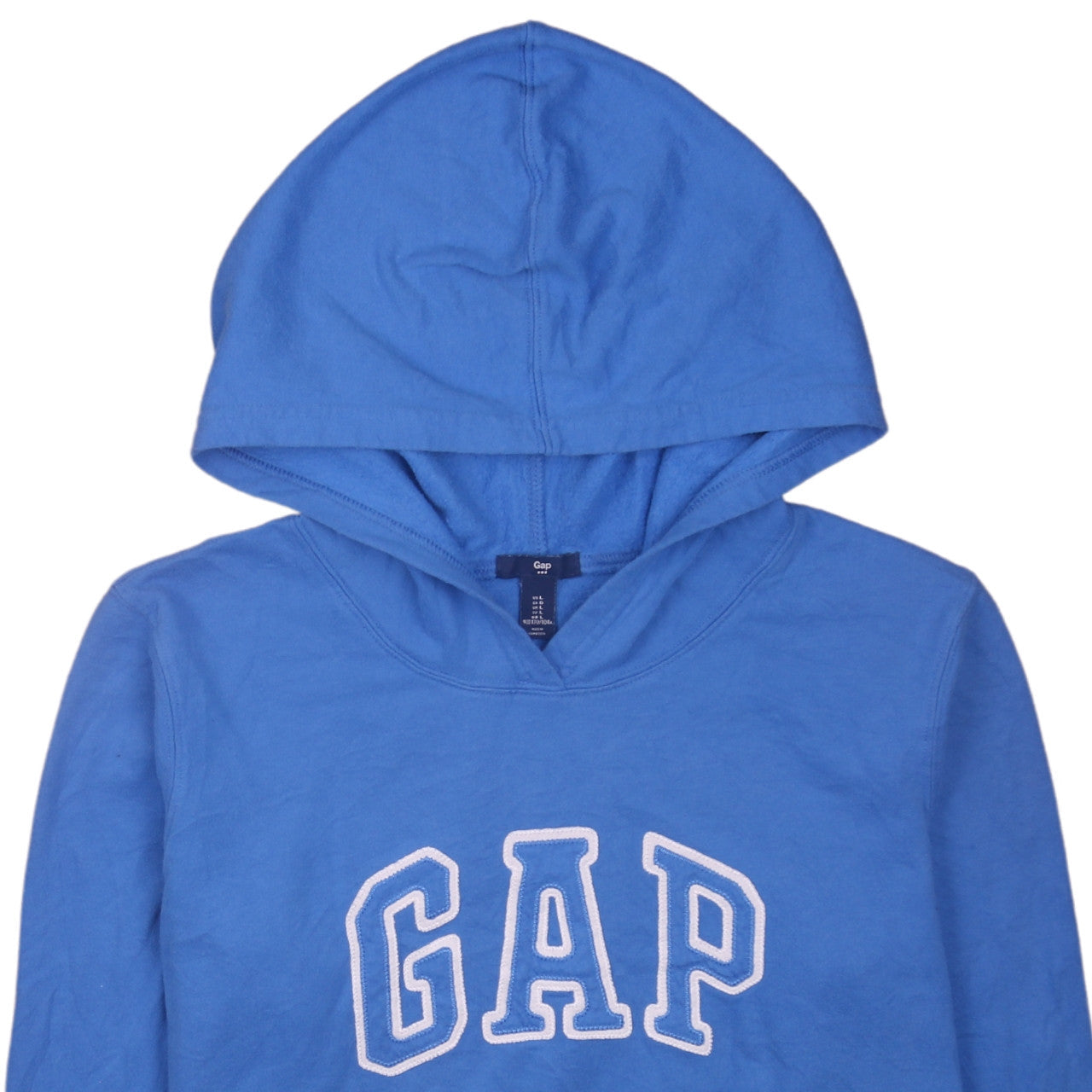 Womens UK Size L Gap Blue Pullover Hoodie