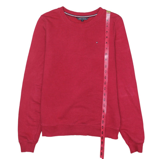 Mens UK Size XS Tommy Hilfiger Red Pullover Sweatshirt