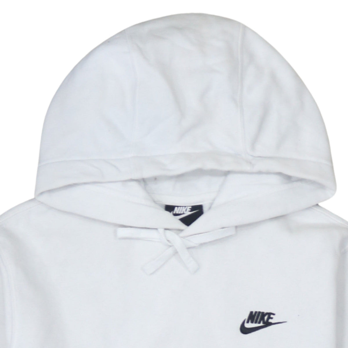 Mens UK Size XS Nike White Pullover Hoodie