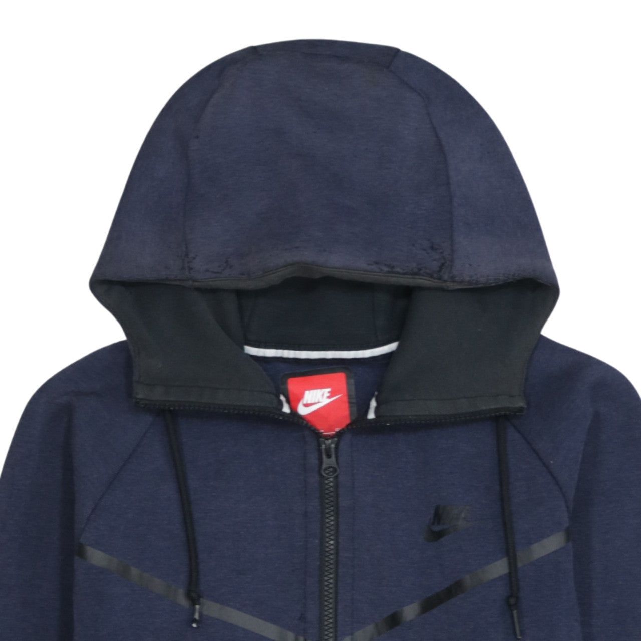 Mens UK Size S Nike Blue Full Zip Hoodie