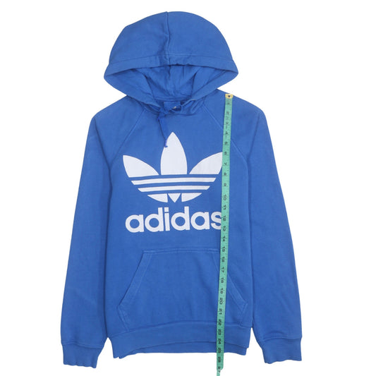 Mens UK Size XS adidas Blue Pullover Hoodie