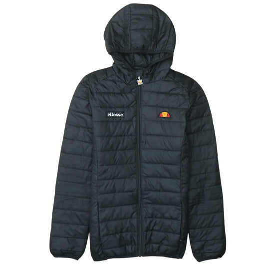Womens UK Size M ellesse Black Puffer Jacket