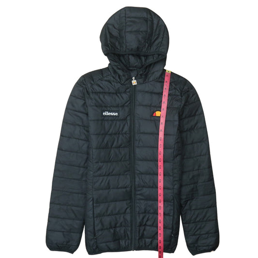 Womens UK Size M ellesse Black Puffer Jacket