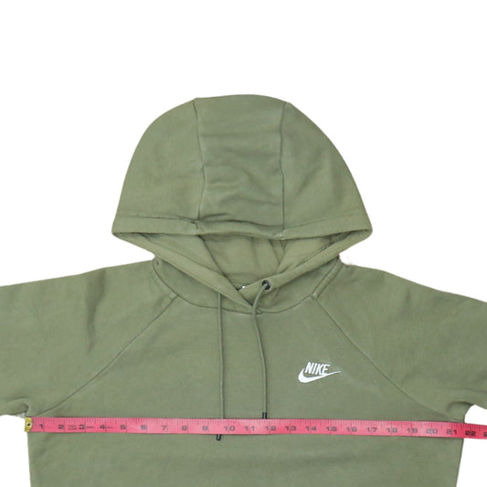 Mens UK Size M Nike Green Pullover Hoodie