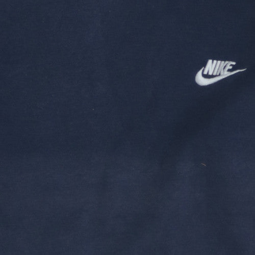 Mens UK Size S Nike Blue Pullover Hoodie