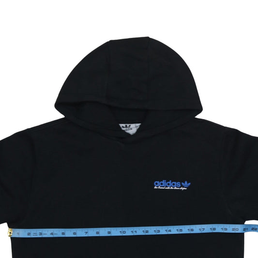 Mens UK Size S adidas Black Pullover Hoodie