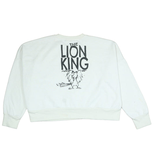 Womens UK Size M Disney White Pullover Sweatshirt