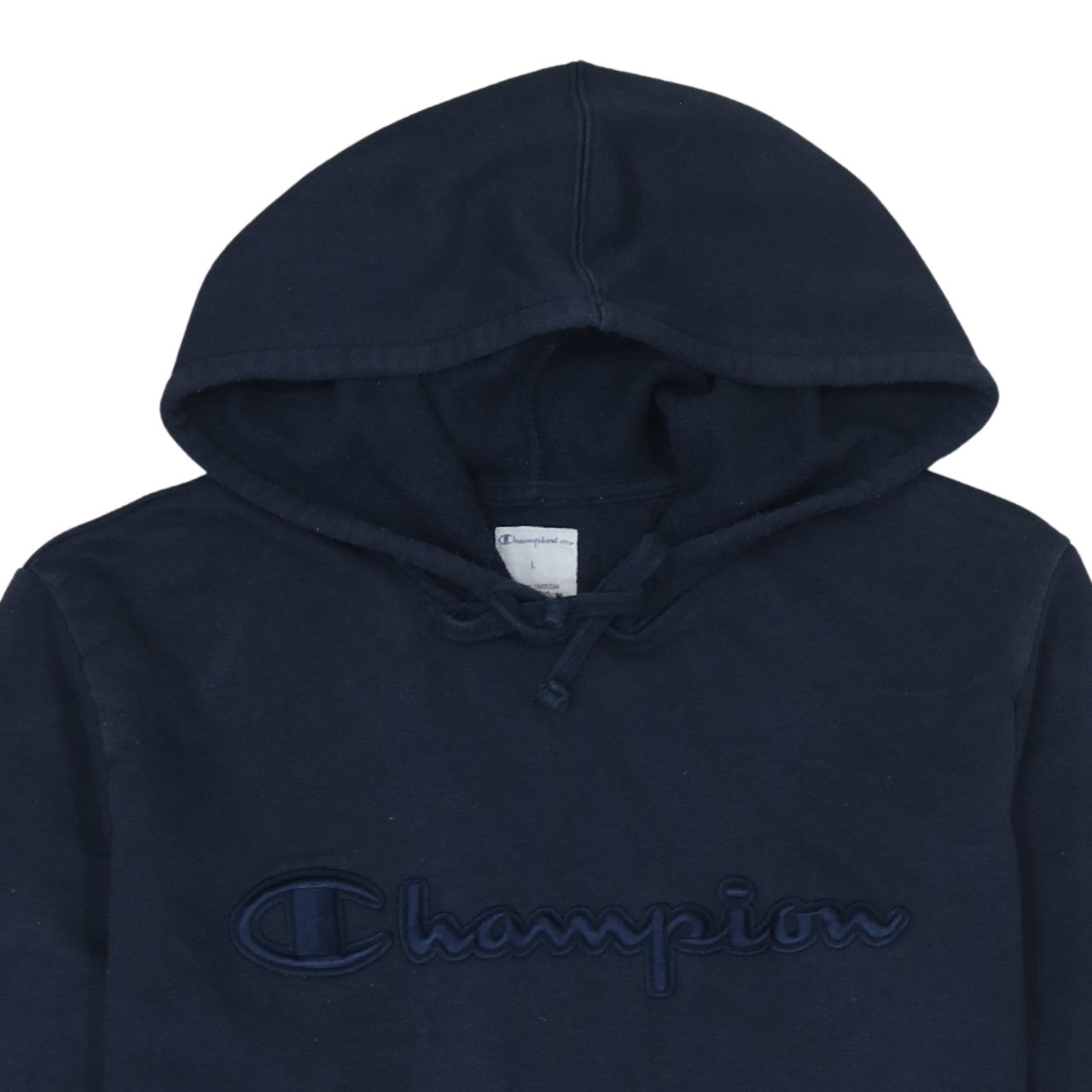 Mens UK Size L Champion Blue Pullover Hoodie