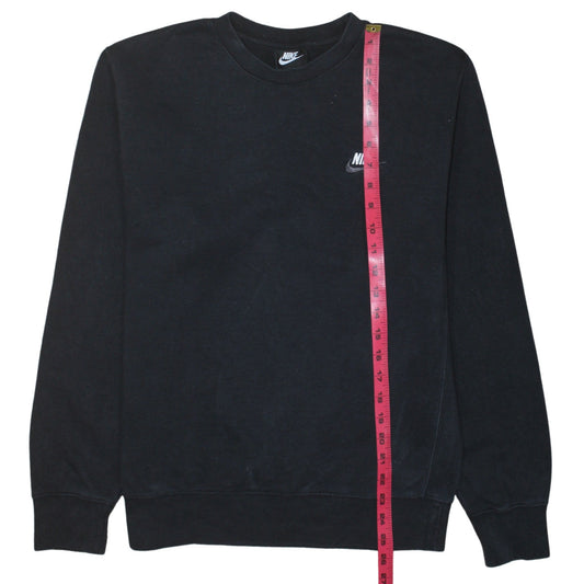 Mens UK Size S Nike Black Pullover Sweatshirt