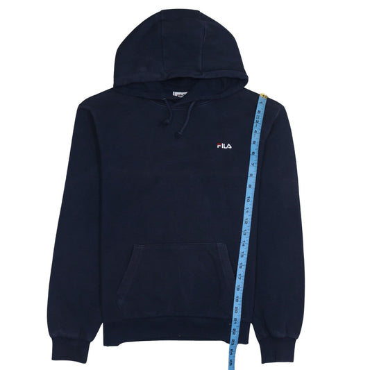 Mens UK Size M FILA Blue Pullover Hoodie
