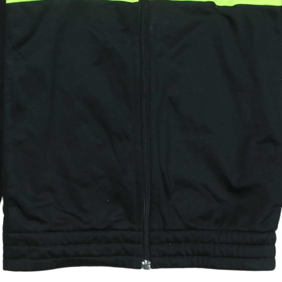 Additional view of Adidas boys’ blue black track jacket, size 13-14, years full zip activewear