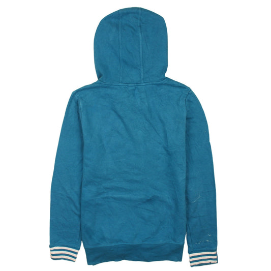 Womens UK Size S adidas Blue Pullover Hoodie
