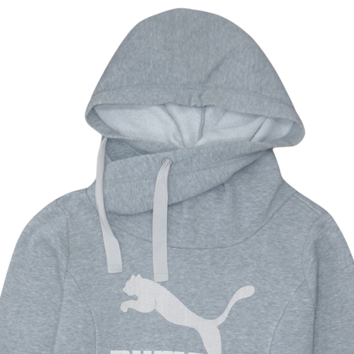Womens UK Size 8 PUMA Grey Pullover Hoodie