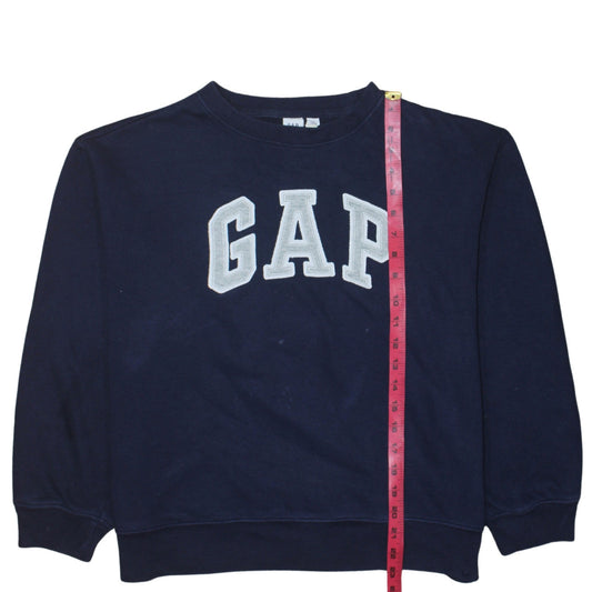 Womens UK Size M Gap Blue Pullover Sweatshirt