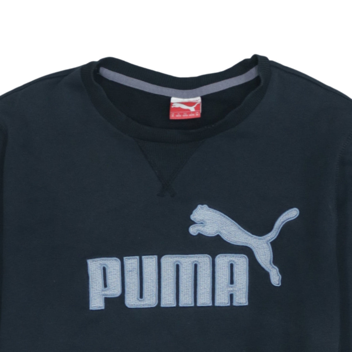 Mens UK Size M PUMA Black Pullover Sweatshirt