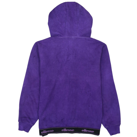 Womens UK Size M ellesse Purple Pullover Hoodie