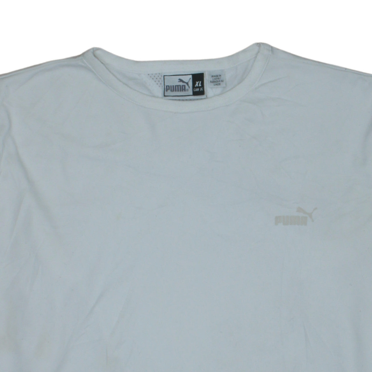 Mens UK Size XL PUMA White Pullover Sweatshirt