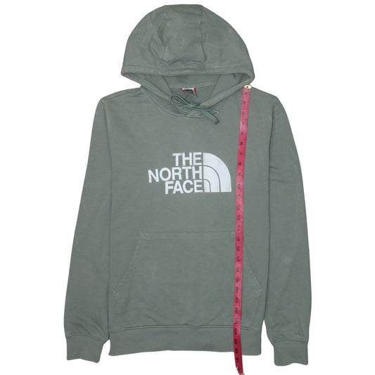 Mens UK Size M The North Face Green Pullover Hoodie