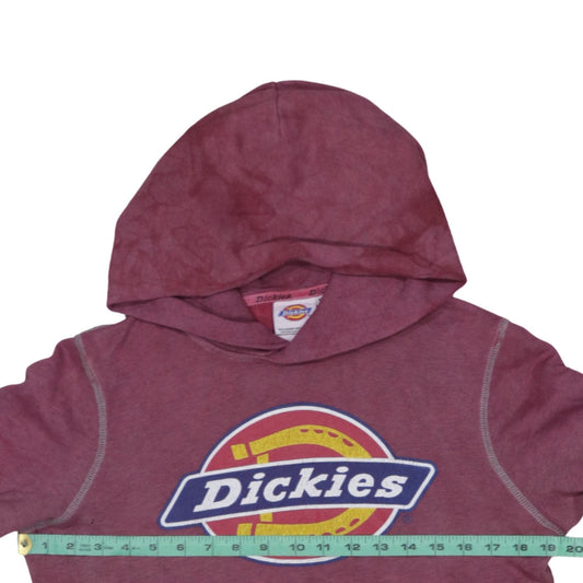 Womens UK Size M Dickies Red Pullover Hoodie