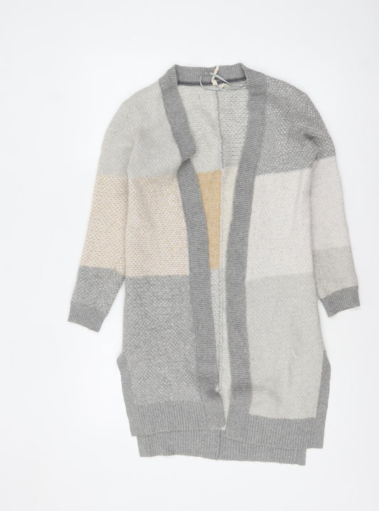 Womens UK Size 8 White Stuff Grey Cardigan Jumper