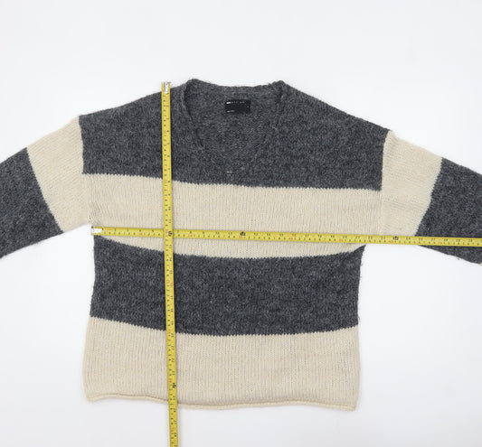 Womens UK Size S ASOS Grey Pullover Jumper