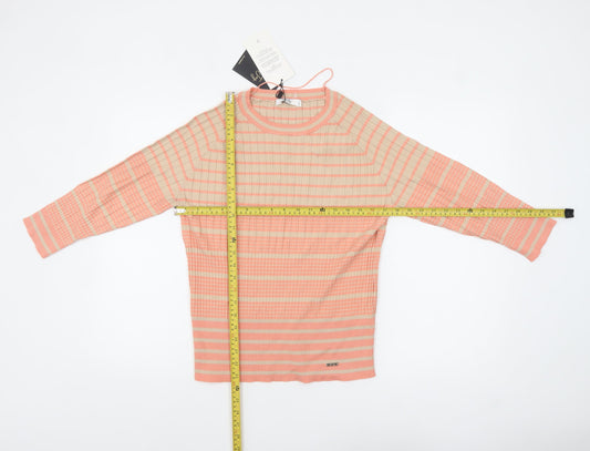 Womens UK Size 8 Vila Joy Multicoloured Pullover Jumper