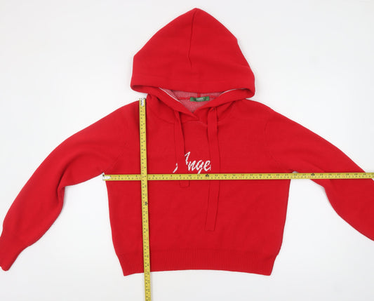 Womens UK Size L Limon Company Red Pullover Jumper