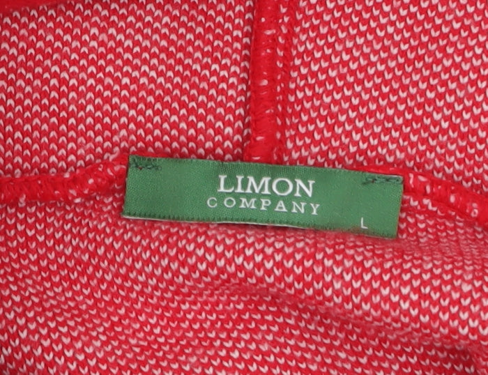 Womens UK Size L Limon Company Red Pullover Jumper