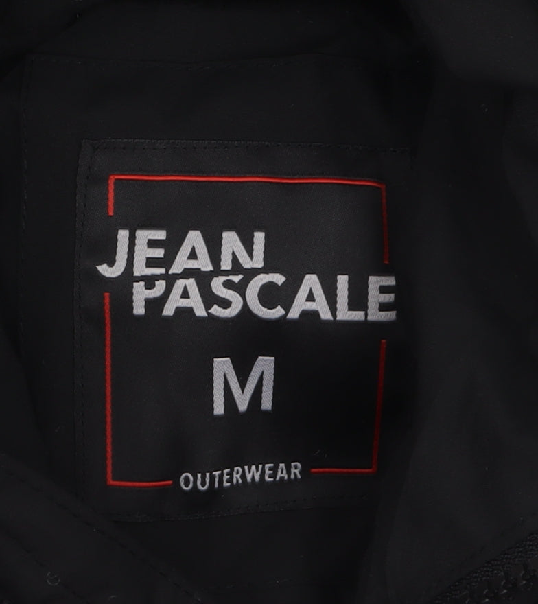 Womens UK Size M Jean Pascale Black Parka Coat
