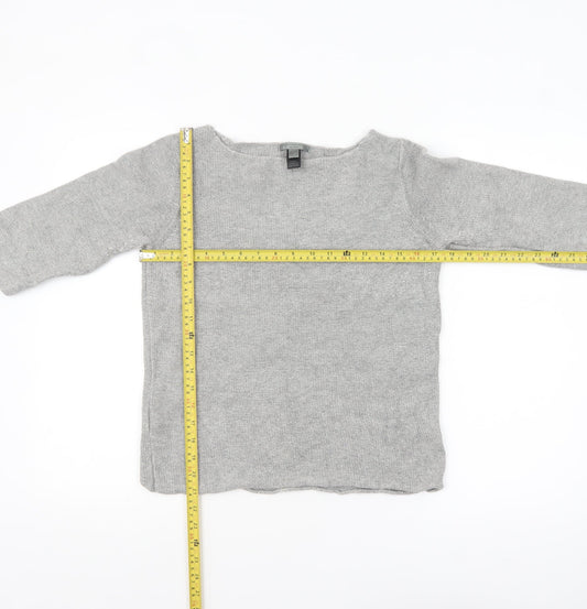 Womens UK Size 10 MNG Grey Pullover Jumper