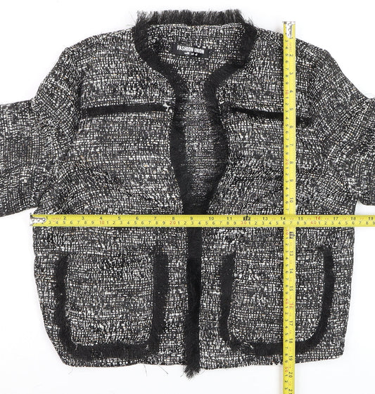 Womens UK Size 8 Fashion Union Black Blazer