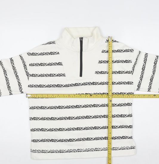 Womens UK Size S TU White Pullover Sweatshirt