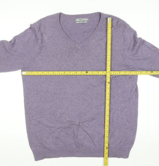 Womens UK Size M TU Purple Pullover Jumper