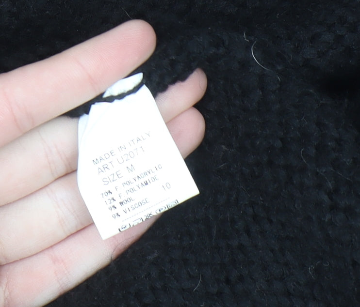 Womens UK Size M Vanessa Alexandra Black Cardigan Jumper