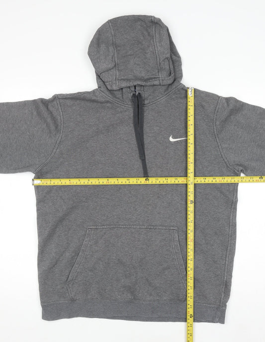 Mens UK Size M Nike Grey Pullover Hoodie