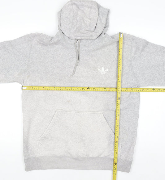 Mens UK Size M adidas Grey Pullover Hoodie