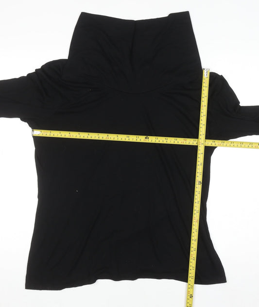 Womens UK Size 20 NEXT Black Basic T-Shirt