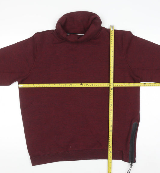 Mens UK Size L Nike Red Pullover Sweatshirt
