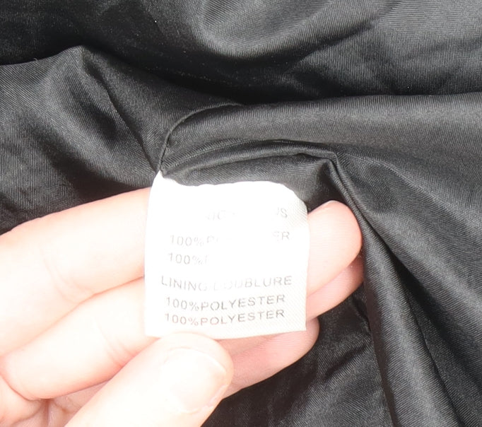Womens UK Size L By Clara Black Overcoat