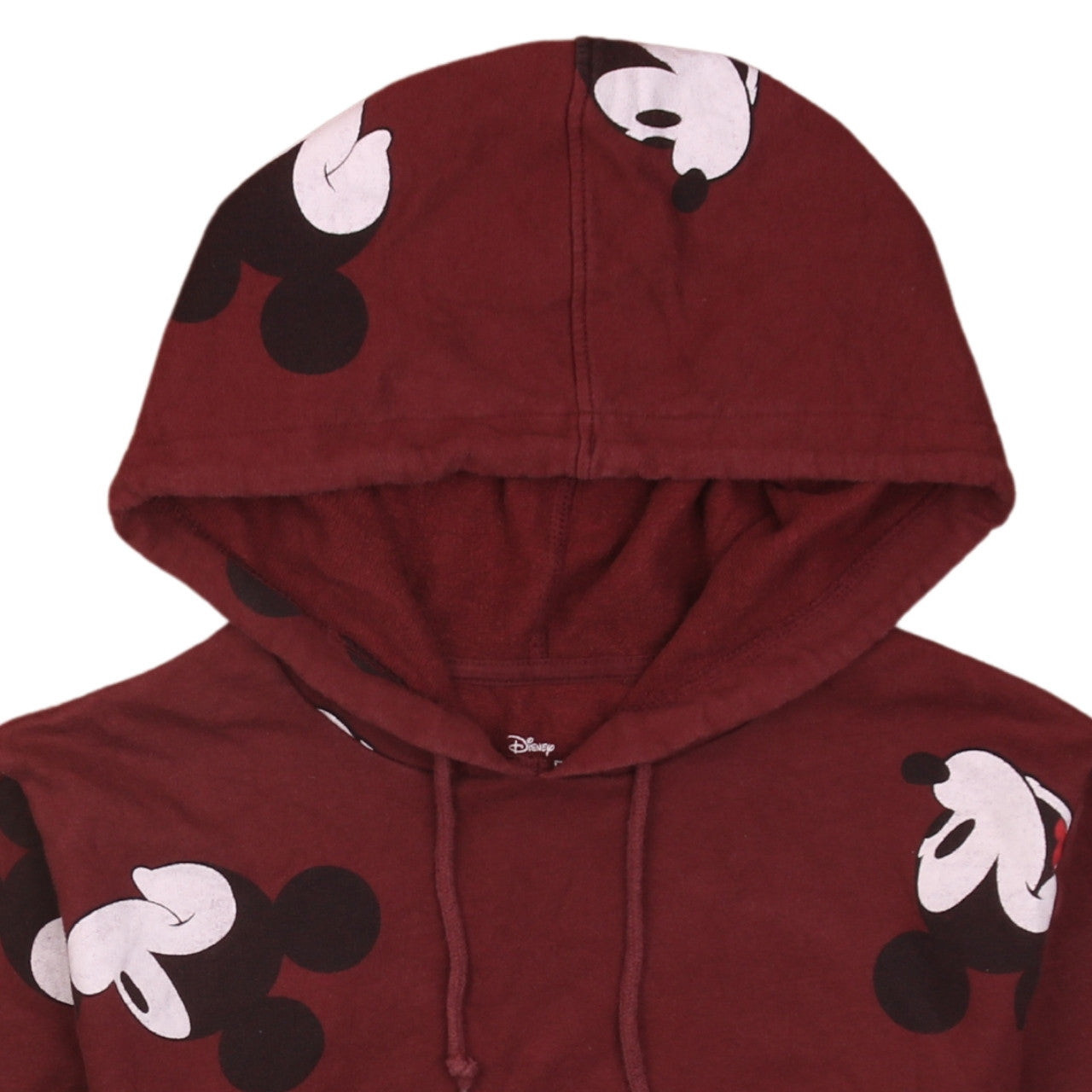Mens UK Size S Disney Red Pullover Hoodie