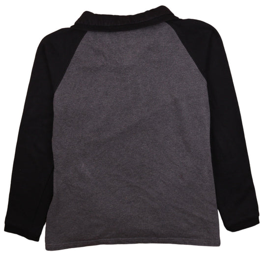 Mens UK Size M Champion Grey 1/4 Zip Sweatshirt