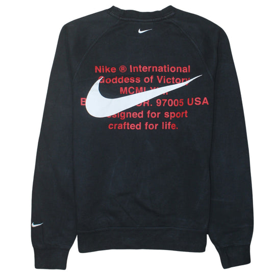 Mens UK Size S Nike Black Pullover Sweatshirt