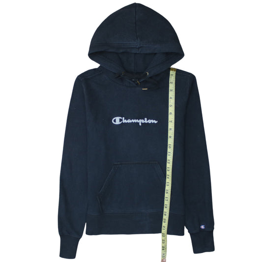 Womens UK Size M Champion Blue Pullover Hoodie