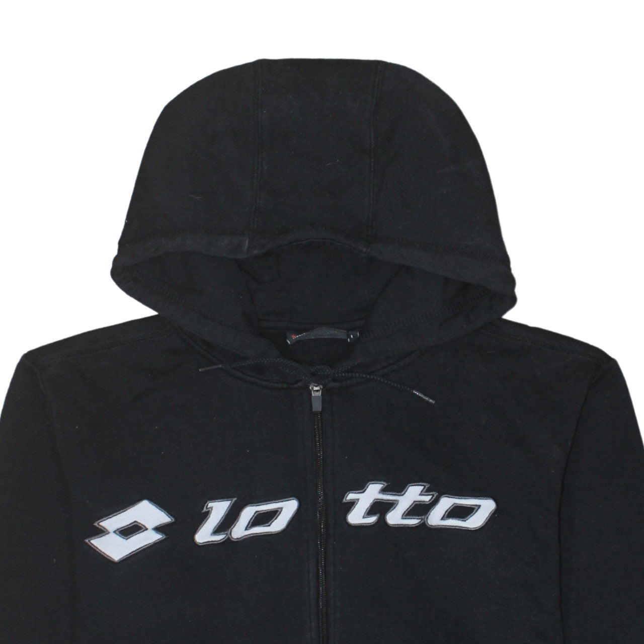 Mens UK Size L Lotto Black Full Zip Hoodie