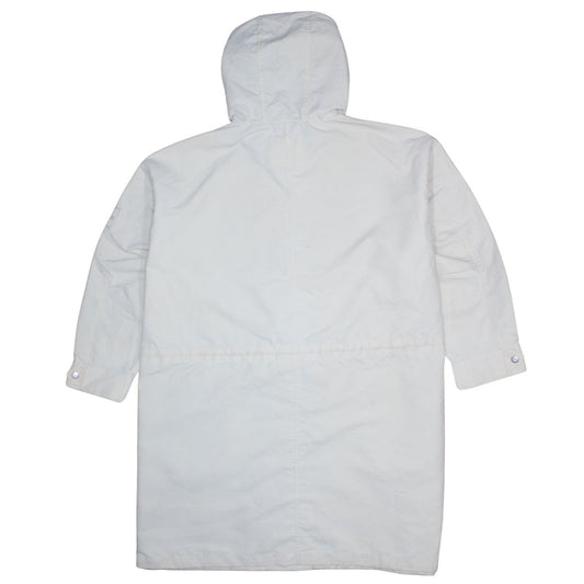Levi Strauss & Co. Men's White Cotton Parka Coat Size S Hooded